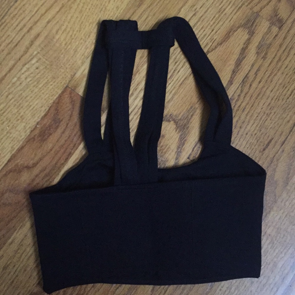Free People Black Racerback OnTheRadar Sports Bra - Picture 6 of 8